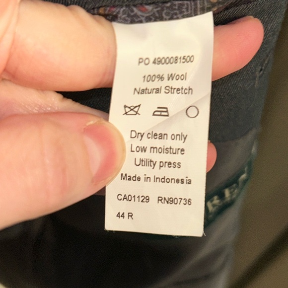 Lauren Ralph Lauren 100% Wool Lightweight Gray Suit Set   Mint Condition - Picture 5 of 14